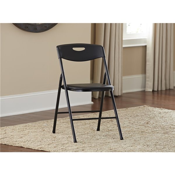 Cosco Folding Table and Chair Set 5 Pieces Black 37557BLKE RénoDépôt