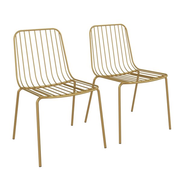 dhp caden wire dining chair