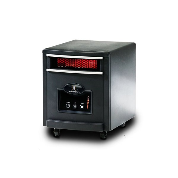 Radiateur électrique infrarouge Heat Storm de 1500 watts avec télécommande