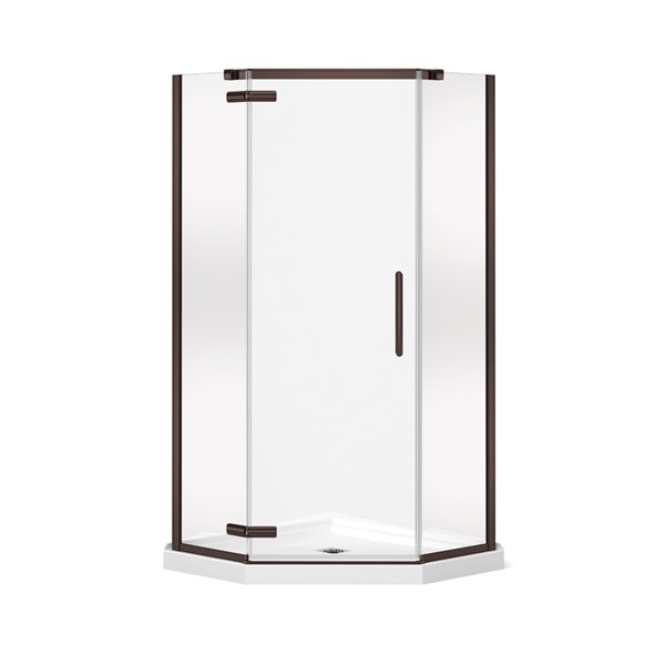 MAAX Hana NeoAngle Shower Kit with Base 38in x 38in x 78.75in