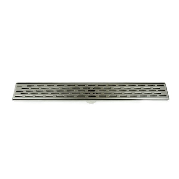 Towo Linear Shower Drain - Grill Grid - 24-in x 3-in - Stainless Steel