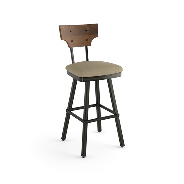 Amisco akers swivel bar stool hot sale