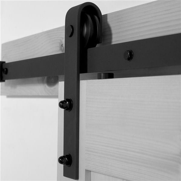 RENIN Barn Door Bent Strap Hardware Kit 96in BD202K09600MB Réno