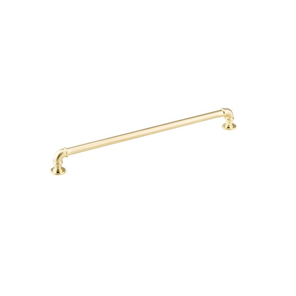 Richelieu Steampunk 12 5 8 In 320 Mm Satin Brass Eclectic Cabinet Pull Bp2209320180 Réno Dépôt Satin Brass Eclectic Cabinet Pull, Steampunk Cabinet Hardware