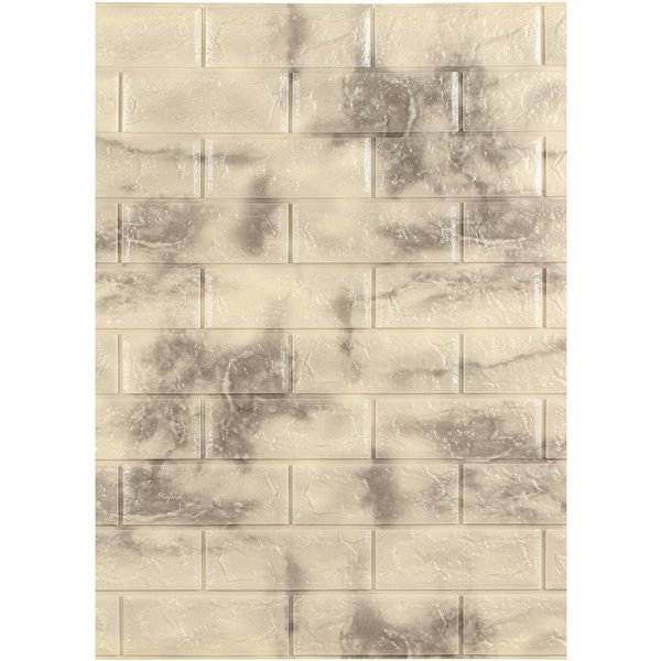 Dundee Deco Falkirk Jura II Peel And Stick 3D Wall Panel - Marble ...