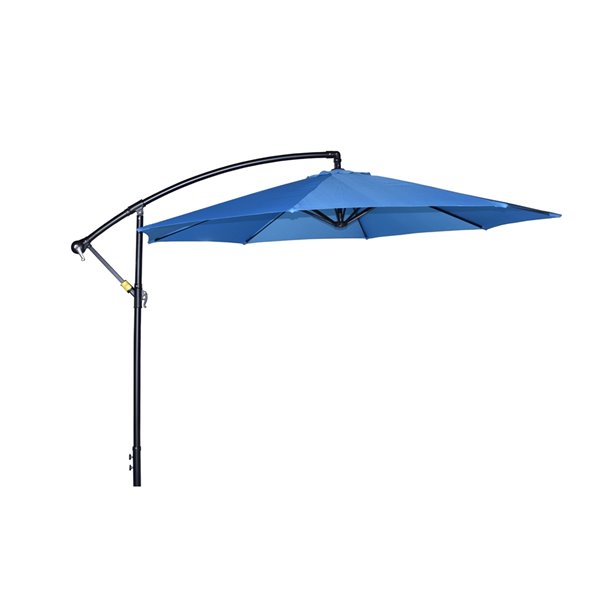 Henryka Cantilever Umbrella 10 Ft, Royal 10 Ft Cantilever Patio Umbrella In Beige