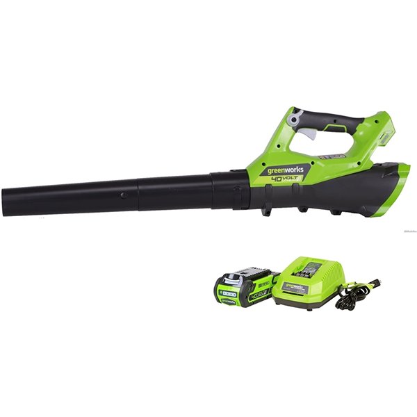 Greenworks Axial Cordless Leaf Blower 40 Volt 390 CFM Tool