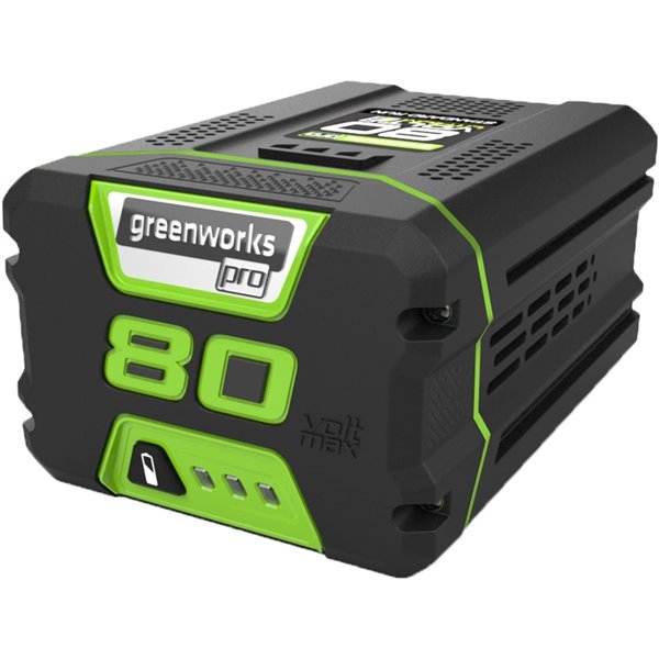 Batterie rechargeable aux ions lithium Greenworks Pro, 80 volts, 2 Ah  2901302CA
