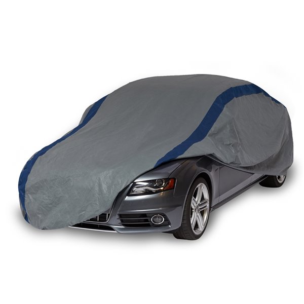 Duck Covers Weather Defender Sedan Car Cover - 22 ft. - Black