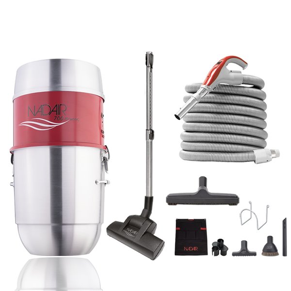 Nadair Compact Central Vacuum and Attachment Kit