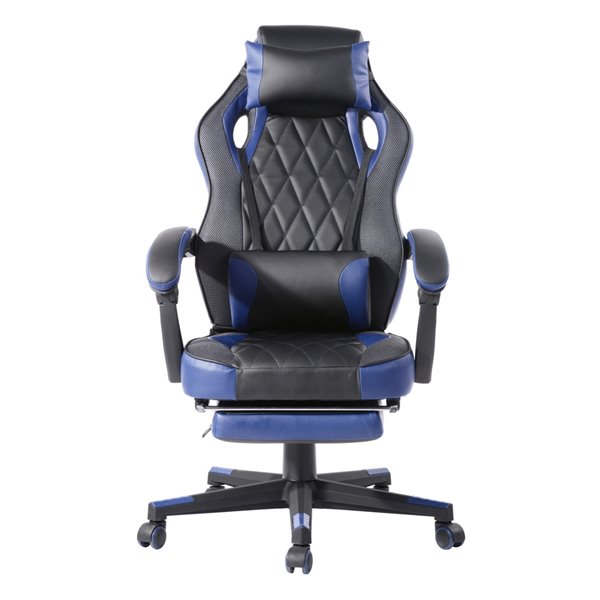 Chaise d'ordinateur ergonomique de Homycasa, bleu 0100300014306