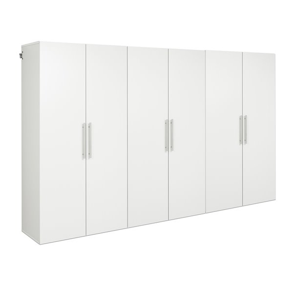 Prepac HangUps 3-Piece Storage Cabinet Set - 108-in - White