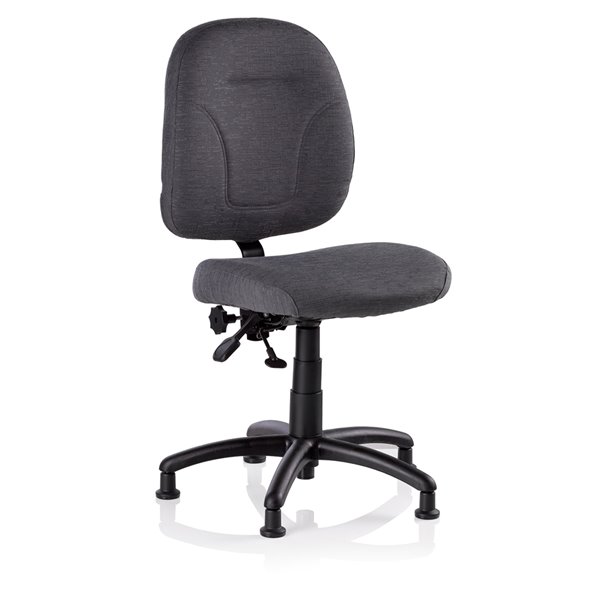 Chaise de couture SewErgo de Reliable Corporation, hauteur ajustable, noir