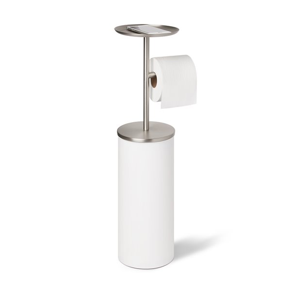 Free Standing White Toilet Paper Bathroom Cabinet Holder  Rangement papier  toilette, Petit meuble pour salle de bains, Petit meuble rangement