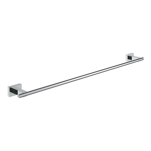 Grohe Essentials Cube 24-in Wall-Mount Towel Bar - Chrome