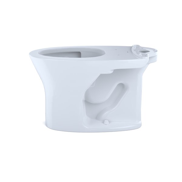 TOTO Drake Dual Flush Elongated Toilet Bowl for in Rough In Cotton White Réno Dépôt