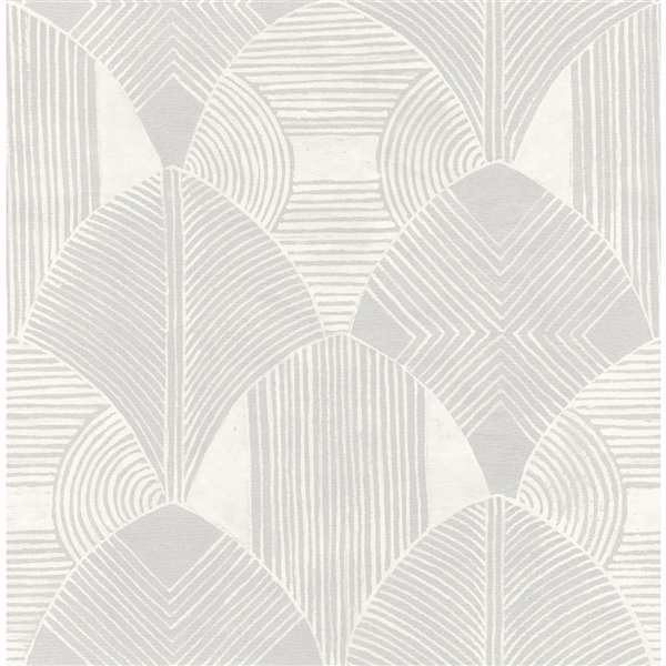 A-Street Prints Westport Geometric Wallpaper - Dove