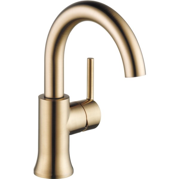 DELTA Trinsic High-Arc Bathroom Faucet - 1-Handle - Champagne Bronze