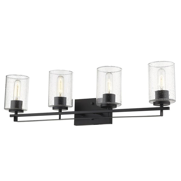 Acclaim Lighting Orella 4-Light Matte Black Modern Vanity Light ...