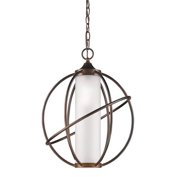 Oil rubbed bronze store globe chandelier