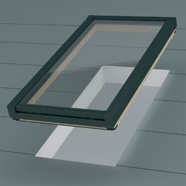 Puits de lumière VELUX 30,5 po x 46,5 po à montage sur cadre fixe avec  verre Lam LoE3