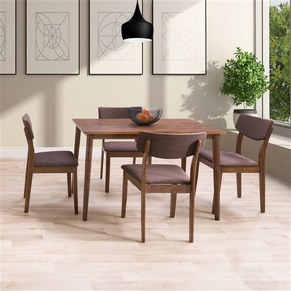Corliving Branson Contemporary Dining, Small Contemporary Dining Table Set