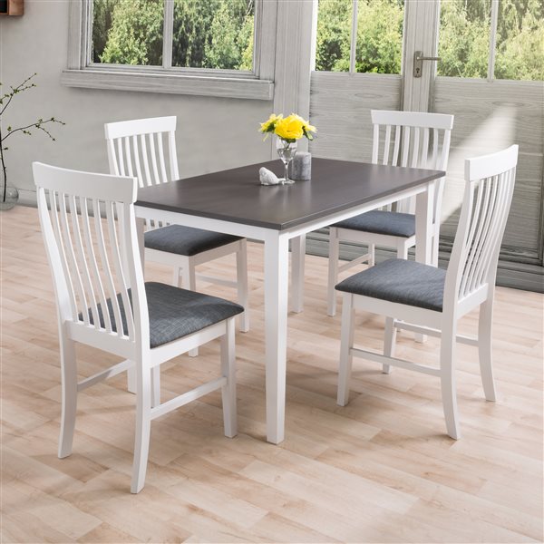 Corliving Michigan Contemporary Modern, 100 Dining Table Set
