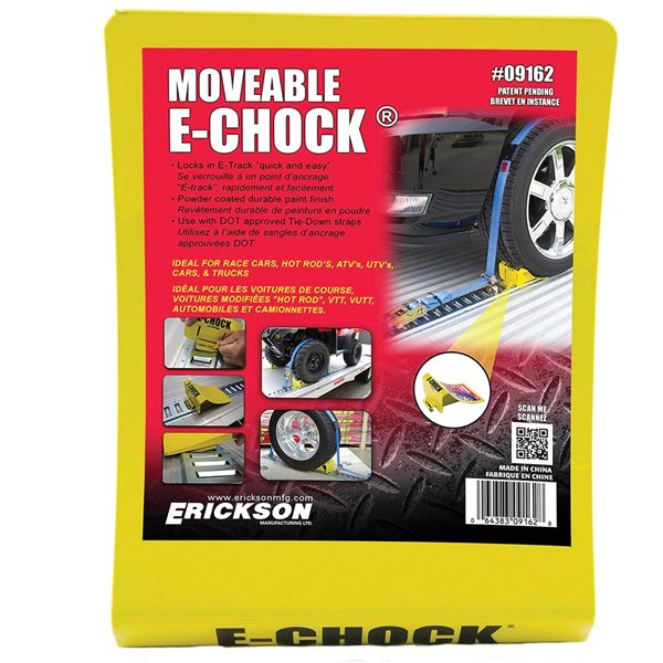 Erickson E-Track Wheel Chock 09162