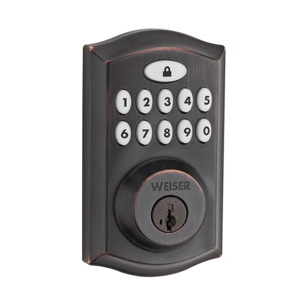 Weiser SmartCode 10 Touch Electronic Lock - Bronze