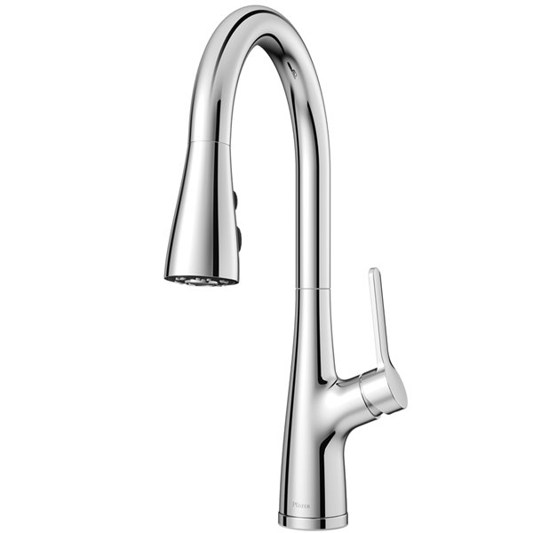 Pfister Neera 1 Handle Pull Down Kitchen Faucet Chrome LG529NEC   330776120 MainImage 001 L 