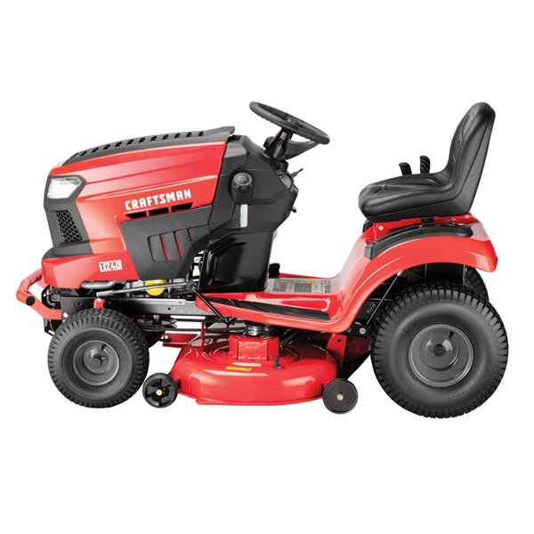 Craftsman 22-HP V-Twin Engine with Foot Pedal Hydrostatic Riding Lawn ...