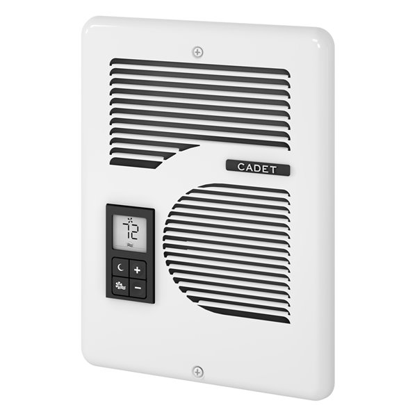 CADET Energy Plus electric wall heater, 1600/1500/1000W, 240/208/1