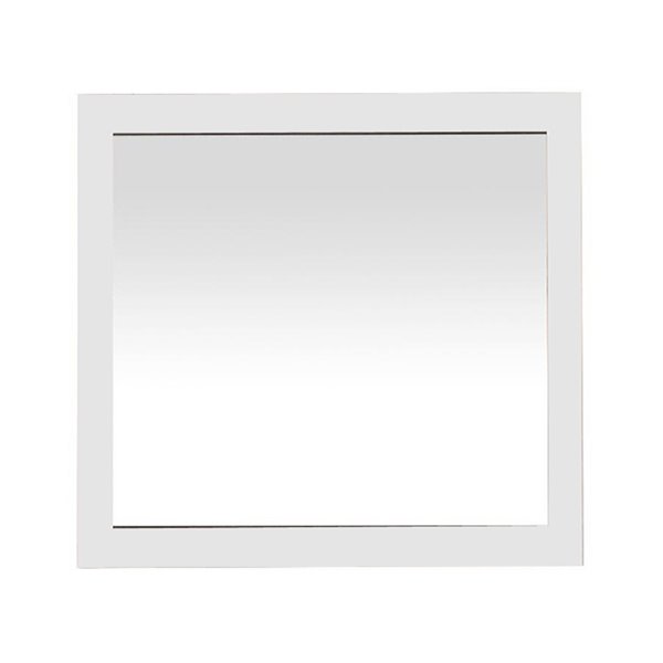 Miroir de salle de bain Selena de GEF, 30 po, rectangulaire, blanc