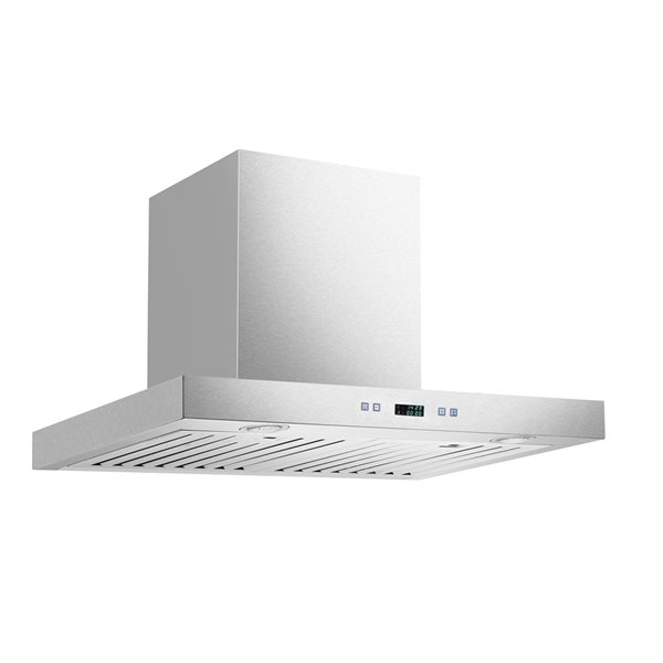 Maxair Ducted Wall-Mounted Range Hood - 30-in - Stainless Steel 