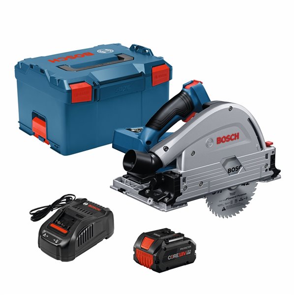Bosch PROFACTOR 18-Volt 1/2-in Brushless Cordless Circular Saw with Brake  and Magnesium Shoe (1-Battery Included) GKT18V-20GCL14 Réno-Dépôt
