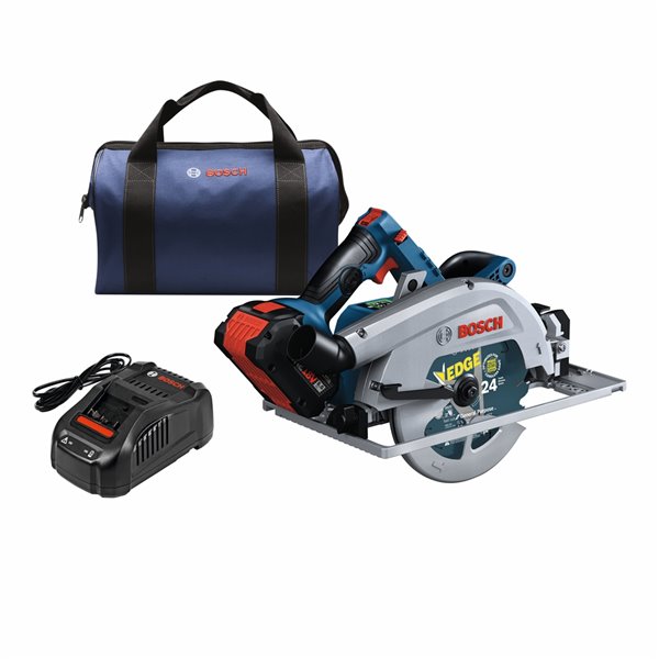 Bosch PROFACTOR 1/4-in Brushless 18-Volt Cordless Circular Saw with Brake  and Aluminum Shoe (1-Battery Included) GKS18V-25GCB14 Réno-Dépôt