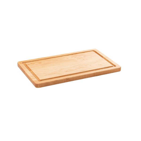 Mirabel Wood Chop Chop 14.75-in L x 9-in W Yellow Wood Cutting Board