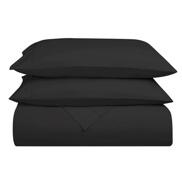 Swift Home Twin Microfibre 4Piece Black Bed Sheets 108145BLKT Réno
