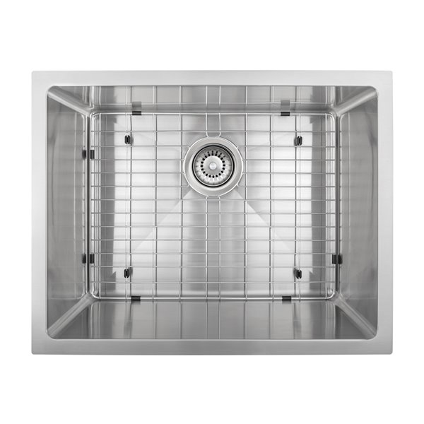 Presenza 33'' L Single Bowl Stainless Steel Kitchen Sink