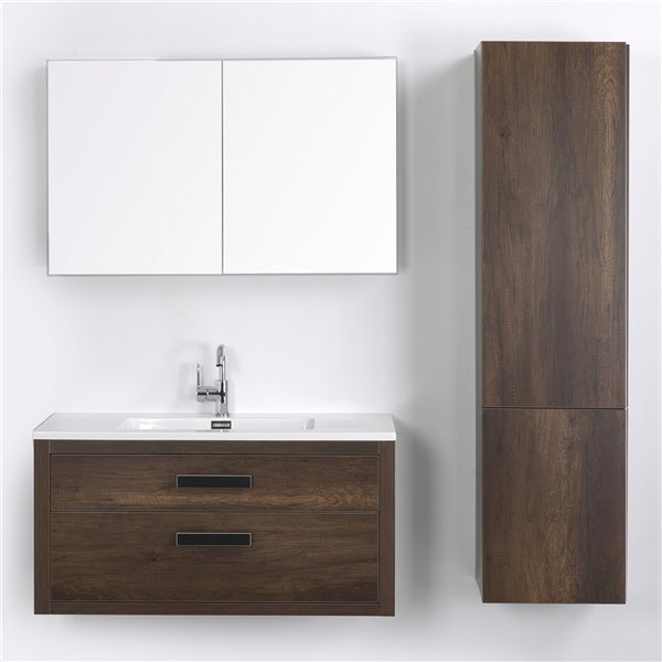 Single Sink Floating Bathroom Vanity, Floating Bathroom Vanity 40 Inch