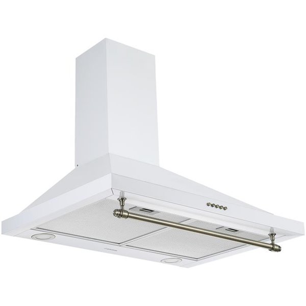 Ancona Vintage Style 24 Convertible Wall Pyramid Range Hood in Stainless  Steel 