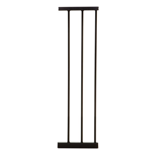 Rallonge de barrière de sécurité en métal Boston de Dreambaby, 8,25 po x 29 po, noir