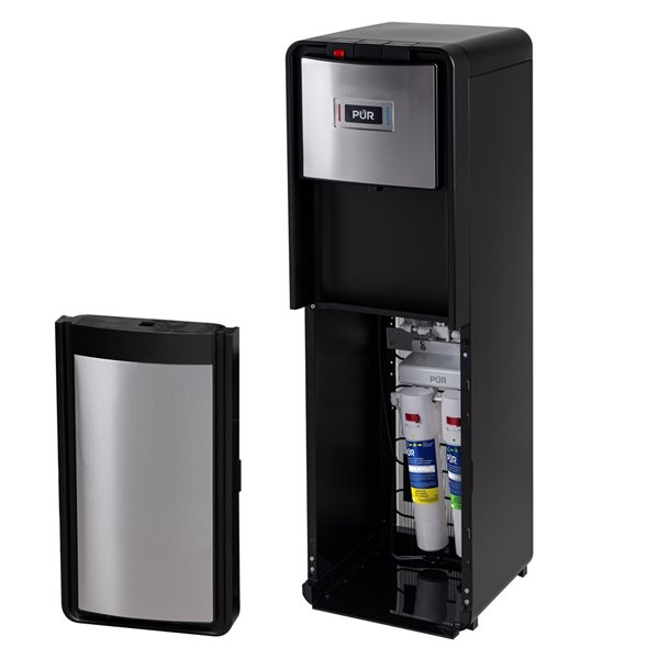 Distributeur d'eau chaude et froide à chargement par le haut Primo blanc  compatible avec cruche 3 ou 5 gallons 601347