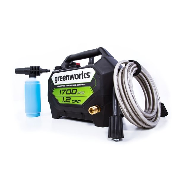 Greenworks 1700-psi 1.2-GPM Cold Water Electric Pressure Washer ...