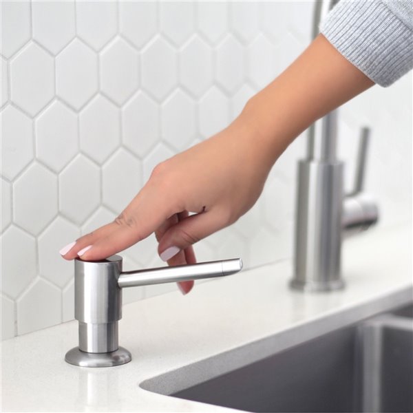 Stylish Stainless Steel Kitchen Sink Soap Dispenser 240 Ml S 01S   330837876 AlternateImage2 L 