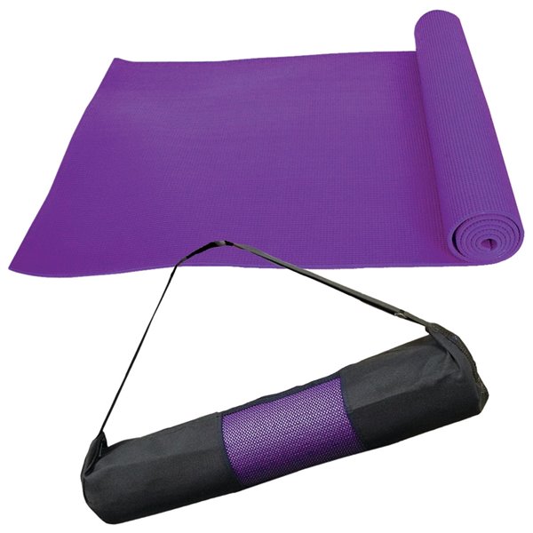 Merrithew 24-in x 67.5-in Blue Foam Yoga Mat with Carrying Strap