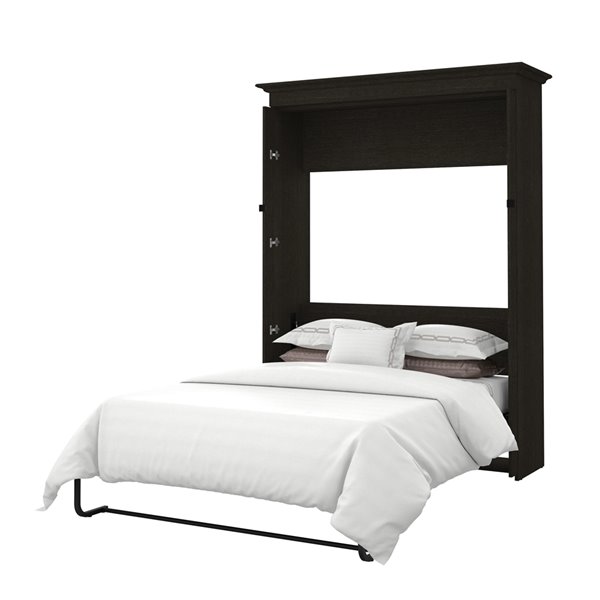 Bestar Versatile Deep Grey Full Murphy Bed 42183-32 | Réno-Dépôt