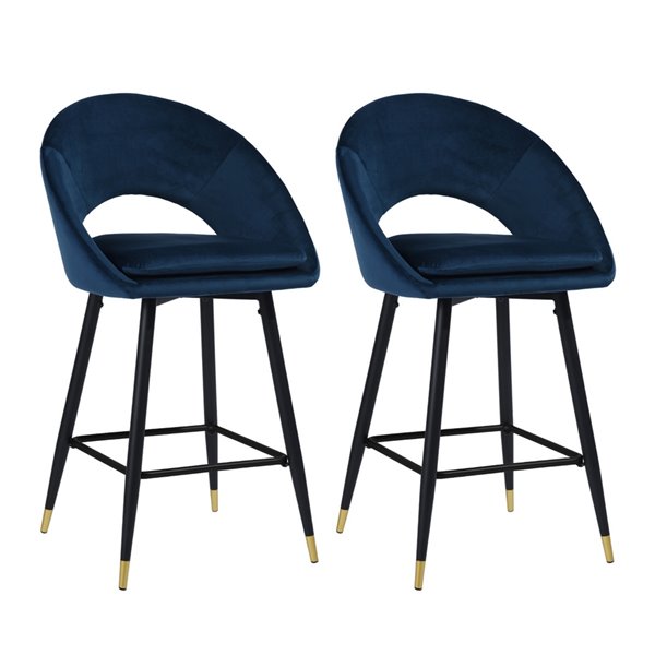 Blue bar height discount stools