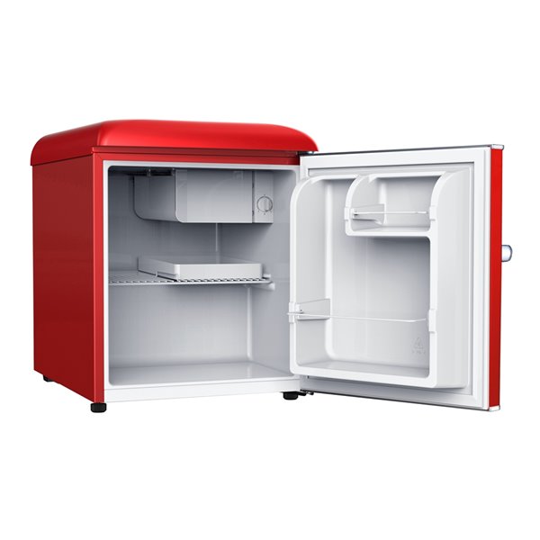 Galanz 1.7-cu ft Freestanding Mini Fridge Freezer Compartment (Red ...