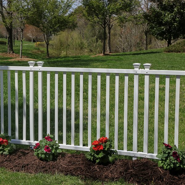 Zippity Outdoor Products Baskenridge 2Pack 36 x 42in Vinyl Fence Kit